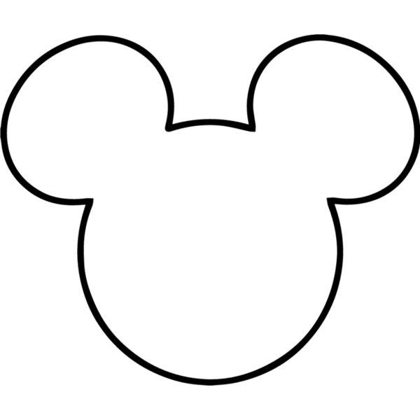 mickey head outline Thumbnail