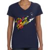 Ladies Perfect V-Neck T-Shirt Thumbnail