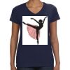 Ladies Perfect V-Neck T-Shirt Thumbnail