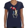Ladies Perfect V-Neck T-Shirt Thumbnail
