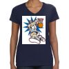 Ladies Perfect V-Neck T-Shirt Thumbnail