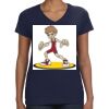 Ladies Perfect V-Neck T-Shirt Thumbnail