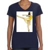 Ladies Perfect V-Neck T-Shirt Thumbnail