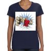 Ladies Perfect V-Neck T-Shirt Thumbnail