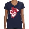 Ladies Perfect V-Neck T-Shirt Thumbnail