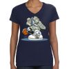 Ladies Perfect V-Neck T-Shirt Thumbnail