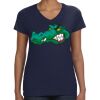Ladies Perfect V-Neck T-Shirt Thumbnail