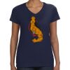 Ladies Perfect V-Neck T-Shirt Thumbnail