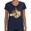 Ladies Perfect V-Neck T-Shirt Thumbnail