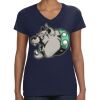 Ladies Perfect V-Neck T-Shirt Thumbnail