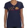 Ladies Perfect V-Neck T-Shirt Thumbnail