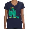 Ladies Perfect V-Neck T-Shirt Thumbnail