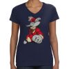Ladies Perfect V-Neck T-Shirt Thumbnail