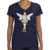 Ladies Perfect V-Neck T-Shirt Thumbnail