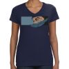 Ladies Perfect V-Neck T-Shirt Thumbnail