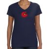 Ladies Perfect V-Neck T-Shirt Thumbnail