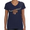 Ladies Perfect V-Neck T-Shirt Thumbnail