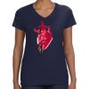 Ladies Perfect V-Neck T-Shirt Thumbnail