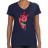 Ladies Perfect V-Neck T-Shirt Thumbnail