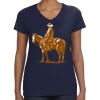 Ladies Perfect V-Neck T-Shirt Thumbnail