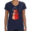 Ladies Perfect V-Neck T-Shirt Thumbnail