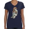 Ladies Perfect V-Neck T-Shirt Thumbnail