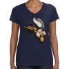 Ladies Perfect V-Neck T-Shirt Thumbnail