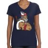 Ladies Perfect V-Neck T-Shirt Thumbnail