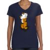Ladies Perfect V-Neck T-Shirt Thumbnail