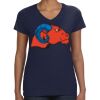 Ladies Perfect V-Neck T-Shirt Thumbnail