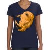 Ladies Perfect V-Neck T-Shirt Thumbnail