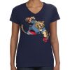 Ladies Perfect V-Neck T-Shirt Thumbnail