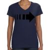 Ladies Perfect V-Neck T-Shirt Thumbnail