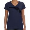 Ladies Perfect V-Neck T-Shirt Thumbnail