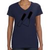 Ladies Perfect V-Neck T-Shirt Thumbnail