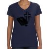 Ladies Perfect V-Neck T-Shirt Thumbnail