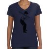 Ladies Perfect V-Neck T-Shirt Thumbnail