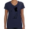 Ladies Perfect V-Neck T-Shirt Thumbnail