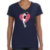 Ladies Perfect V-Neck T-Shirt Thumbnail