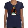 Ladies Perfect V-Neck T-Shirt Thumbnail