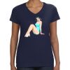 Ladies Perfect V-Neck T-Shirt Thumbnail