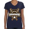 Ladies Perfect V-Neck T-Shirt Thumbnail