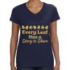 Ladies Perfect V-Neck T-Shirt Thumbnail