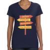 Ladies Perfect V-Neck T-Shirt Thumbnail