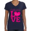Ladies Perfect V-Neck T-Shirt Thumbnail