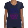 Ladies Perfect V-Neck T-Shirt Thumbnail