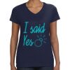 Ladies Perfect V-Neck T-Shirt Thumbnail