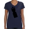 Ladies Perfect V-Neck T-Shirt Thumbnail