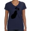 Ladies Perfect V-Neck T-Shirt Thumbnail