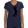 Ladies Perfect V-Neck T-Shirt Thumbnail